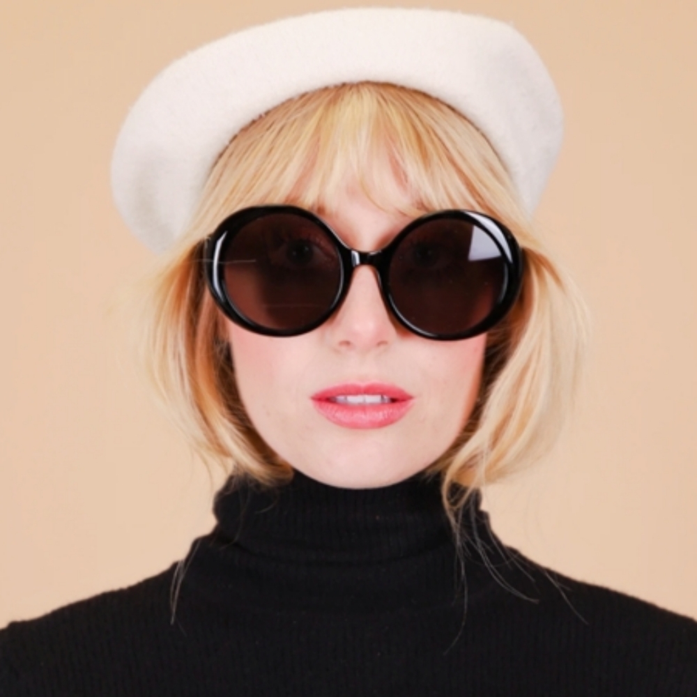 Big Huge Oversized Vintage Style Sunglasses Retro Women Celebrity Fashion
